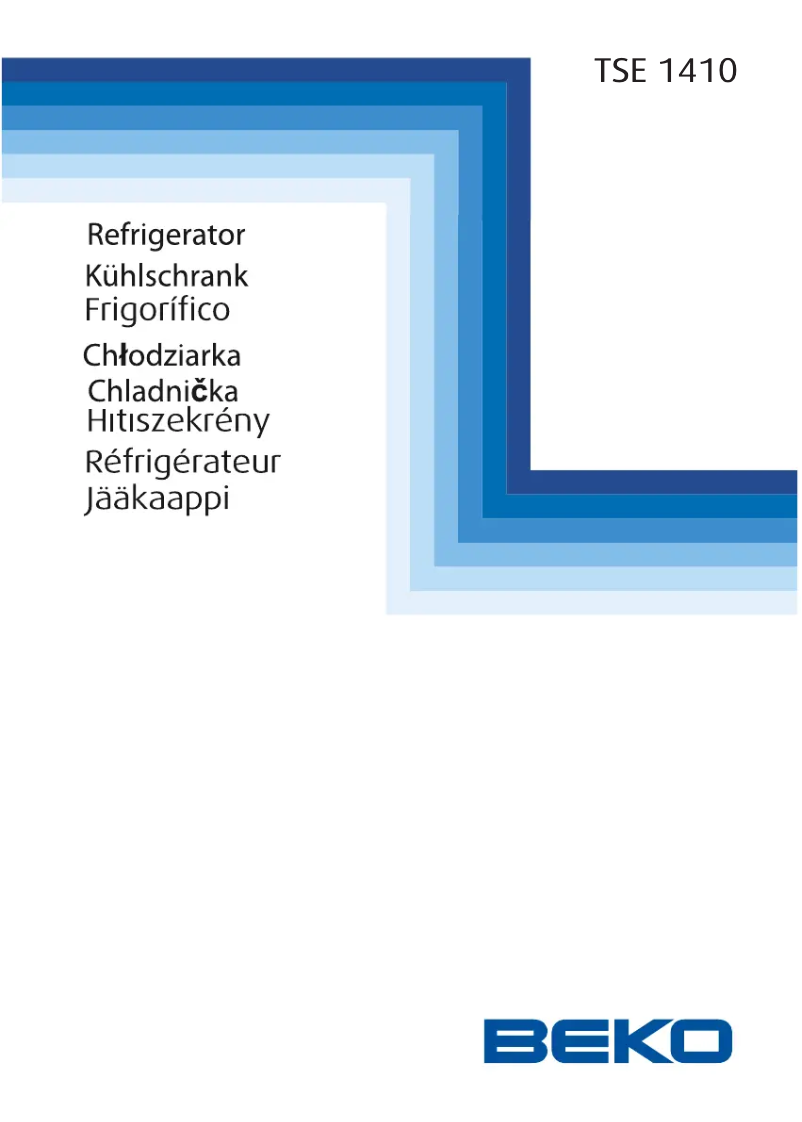 Image de la première page du manuel de l'appareil TSE 1410