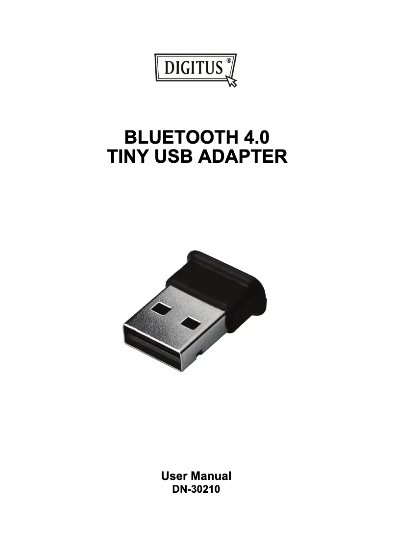 Page n°1 - Manuel utilisateur Digi DN-30210