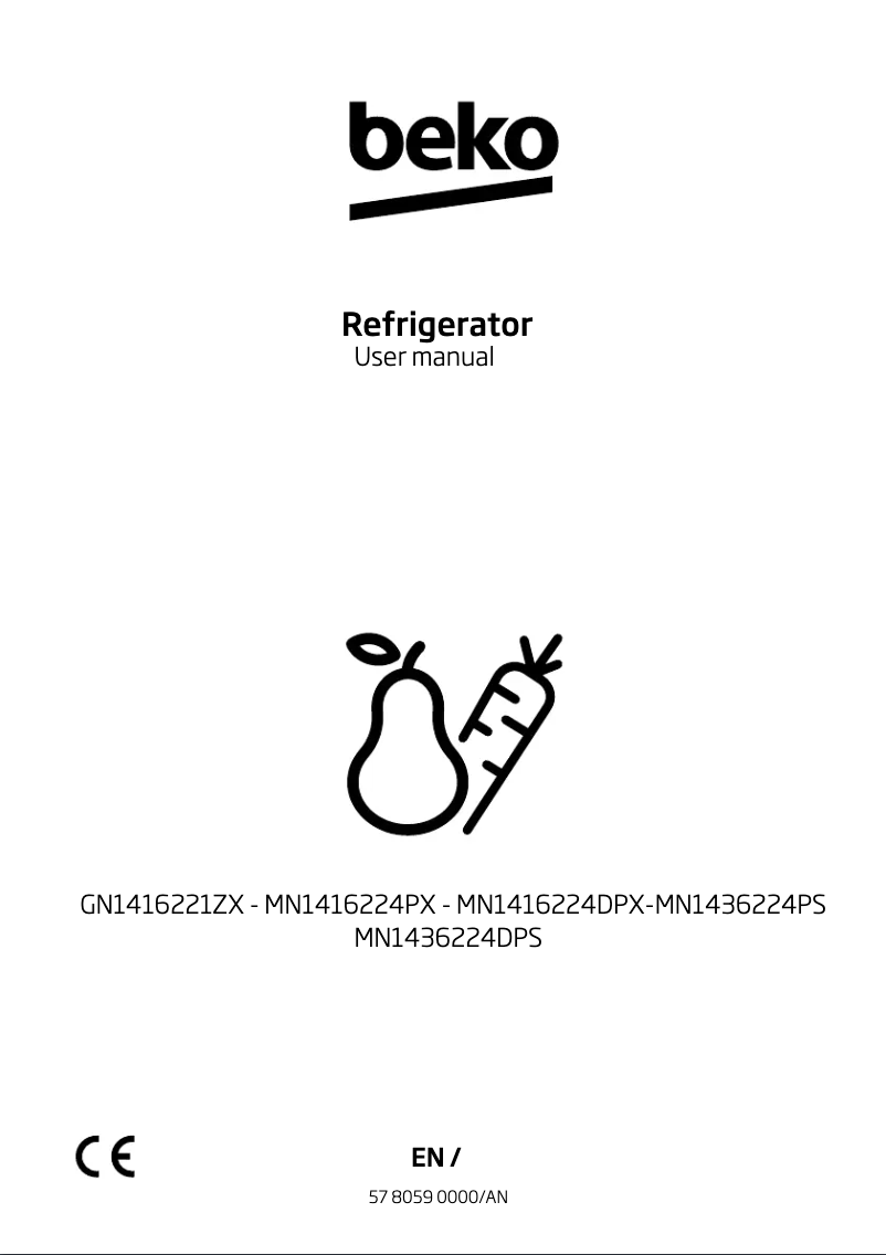 Page n°1 - Manuel utilisateur Beko FBQ6101