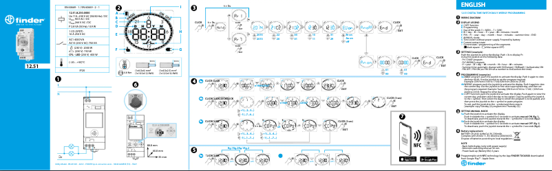 Page 1 de la notice Manuel utilisateur Finder 12.51.8.230.0000
