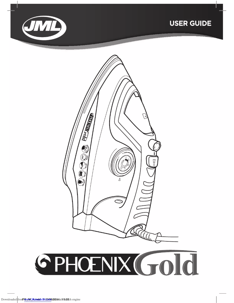 Image de la première page du manuel de l'appareil Phoenix Gold T-622P