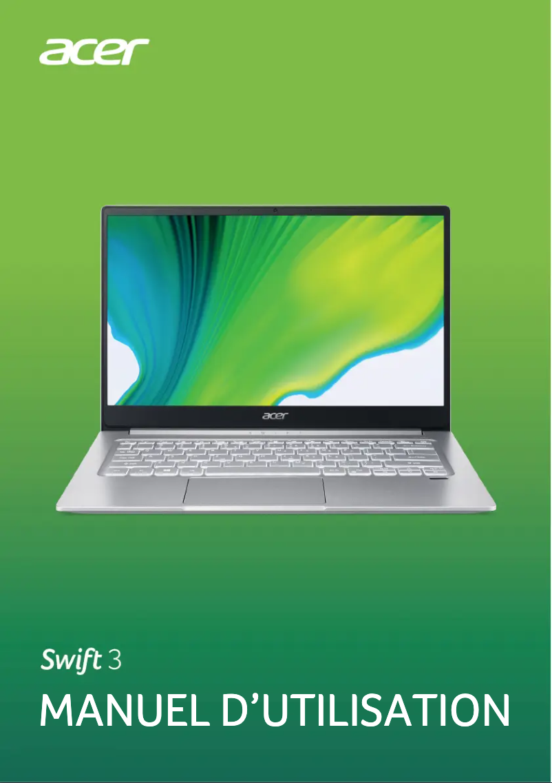 Page n°1 - Manuel utilisateur Acer Swift 3