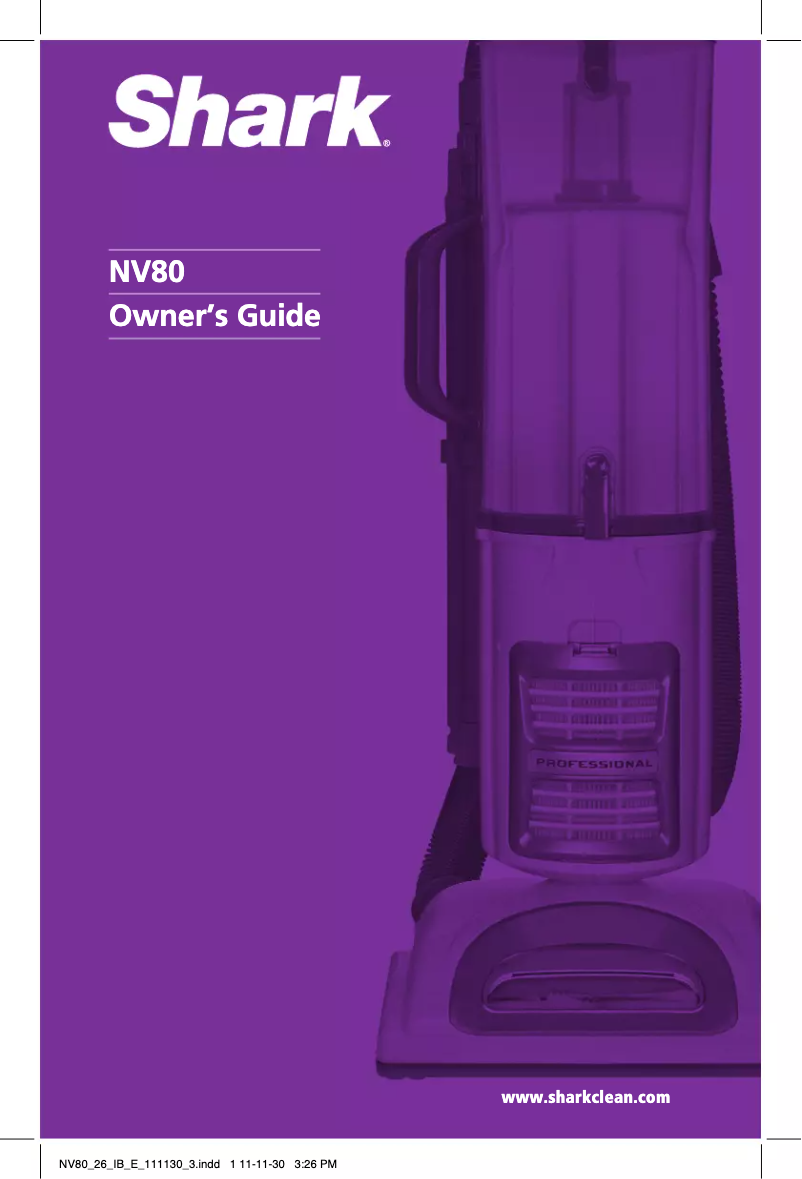 Image de la première page du manuel de l'appareil Navigator Professional NV80