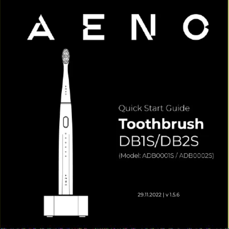 Page 1 de la notice Guide de démarrage rapide AENO DB1S