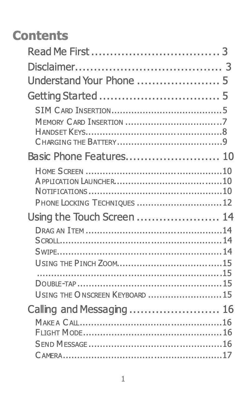 Page n°1 - Manuel utilisateur Micromax X353