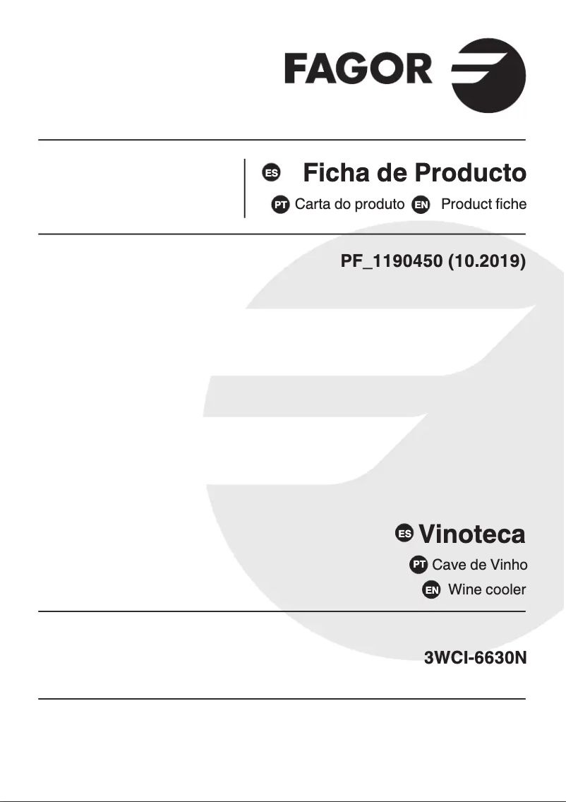 Image de la première page du manuel de l'appareil 3WCI-6630N