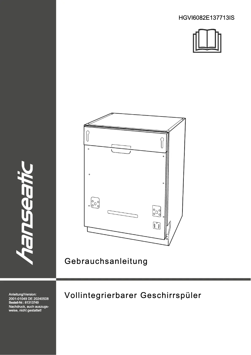 Page n°1 - Manuel utilisateur Hanseatic HGVI6082E137713IS