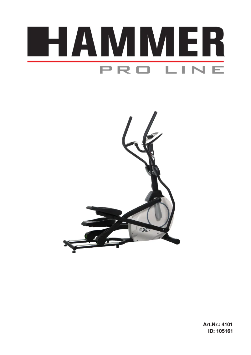 Page 1 de la notice Manuel utilisateur Hammer EX7