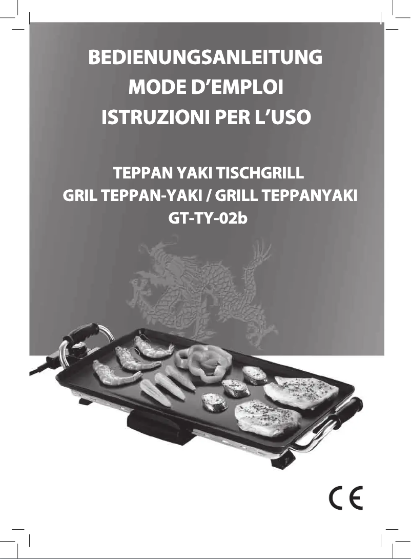 Page 1 de la notice Manuel utilisateur GlobalTronics GT-TY-02b