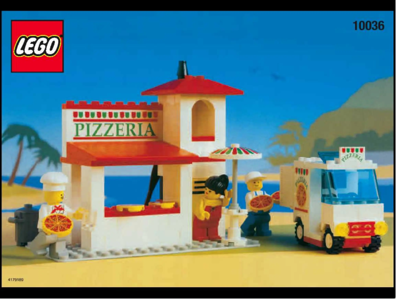 Page 1 de la notice Manuel utilisateur Lego PIZZA TO GO