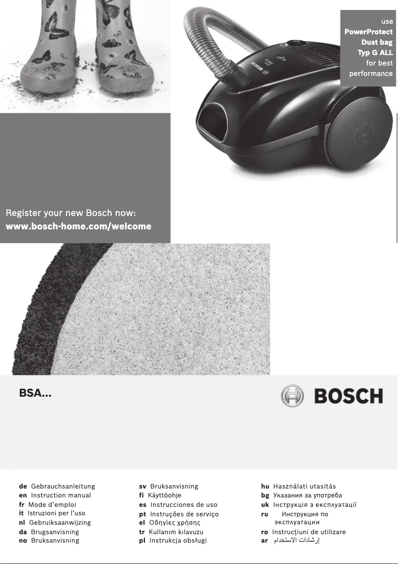 Page n°1 - Manuel utilisateur Bosch BSAC110