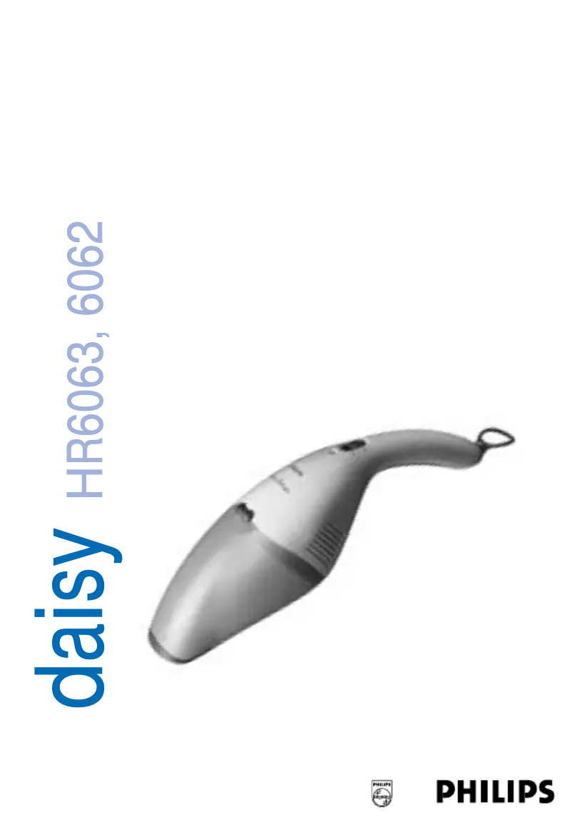 Page n°1 - Manuel utilisateur Philips Daisy deluxe HR6062
