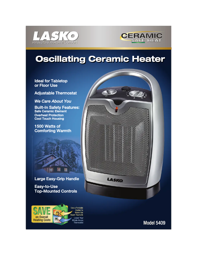 Image de la première page du manuel de l'appareil 5409