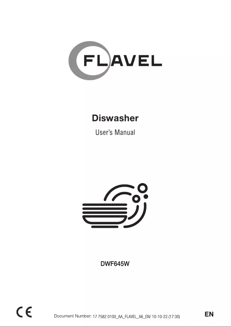 Page n°1 - Manuel utilisateur Flavel DWF645W