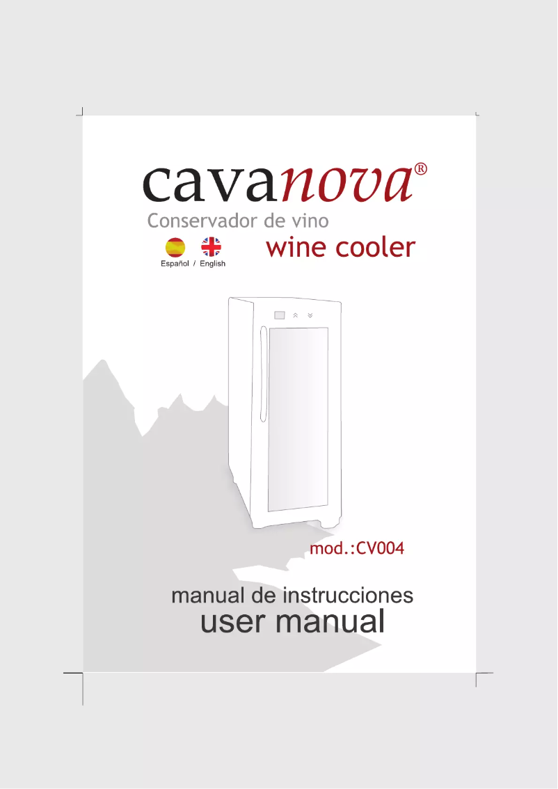 Page n°1 - Manuel utilisateur Cavanova CV004