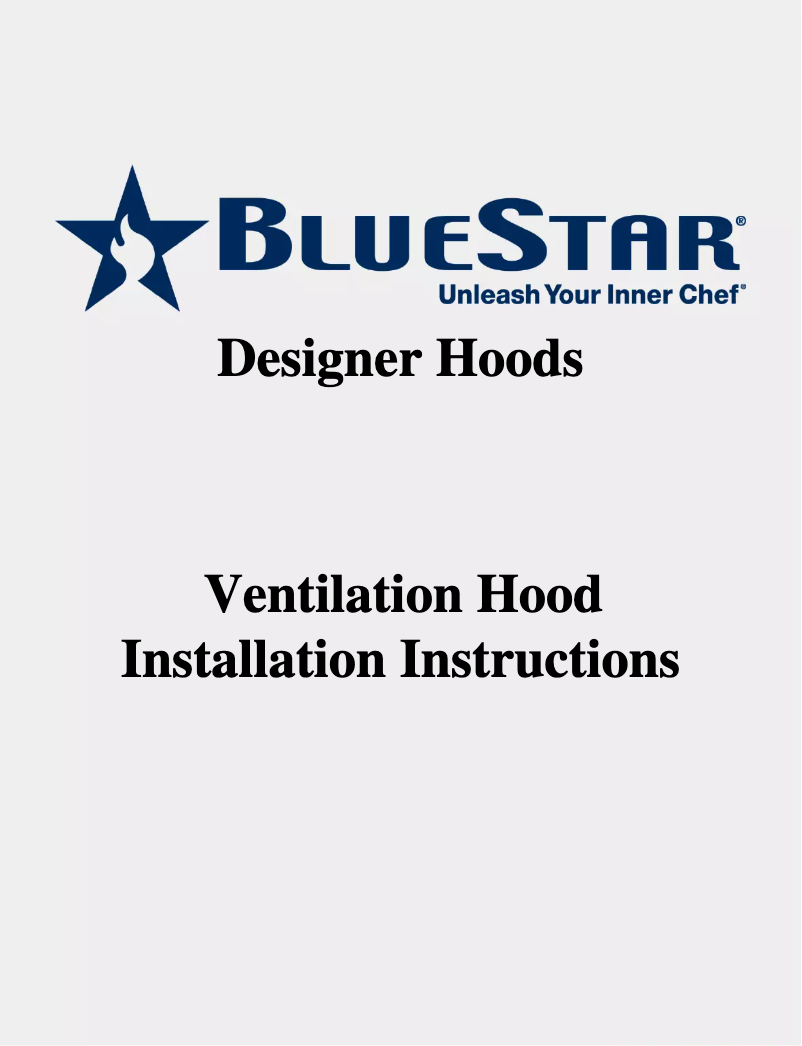 Página 1 del manual Manual de usuario BlueStar BZ048MLPLTDC