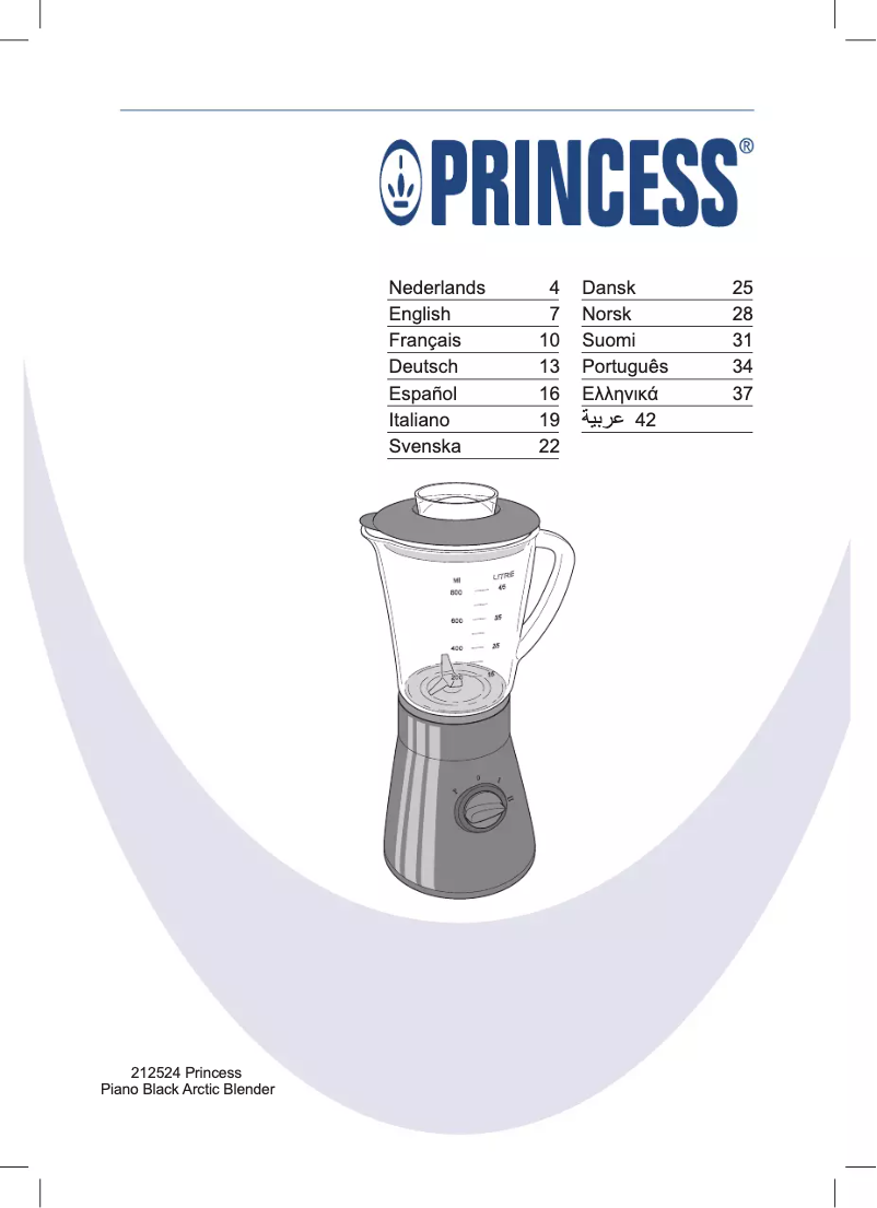 Page n°1 - Manuel utilisateur Princess Piano Black Arctic 212524