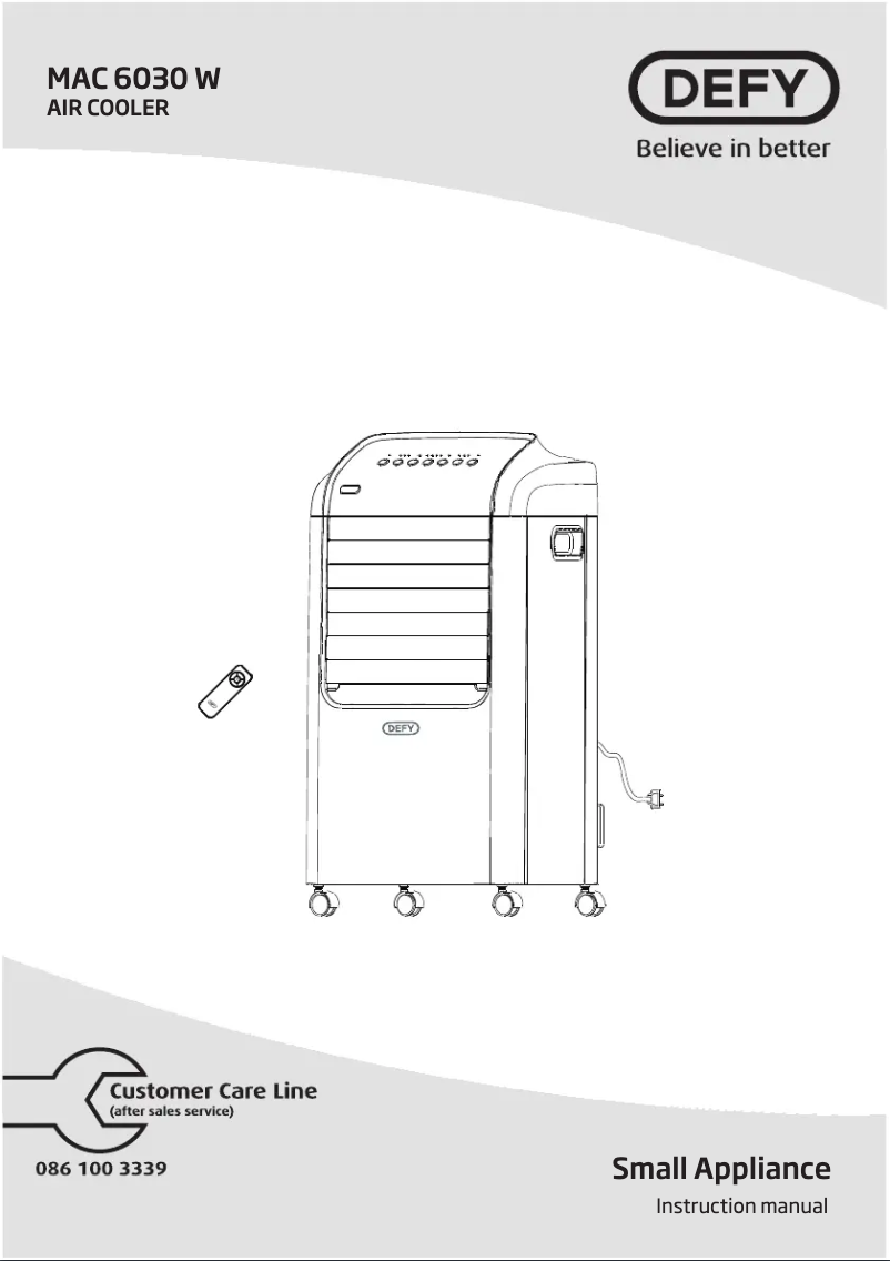 Image de la première page du manuel de l'appareil MAC6030W