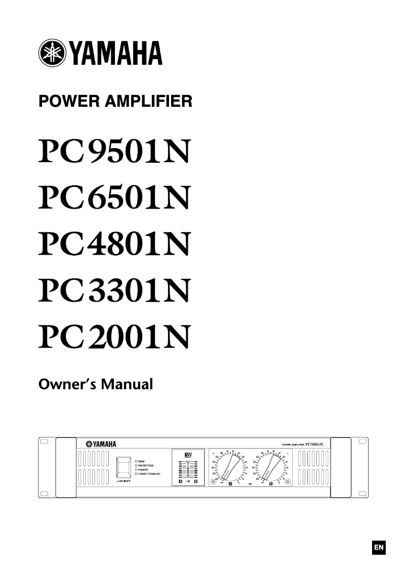 Page n°1 - Manuel utilisateur Yamaha PC9501N