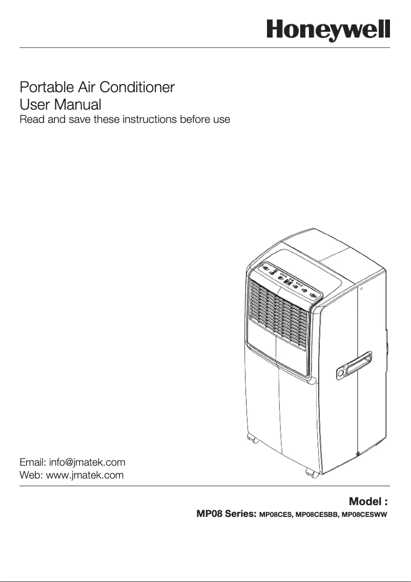 Page 1 de la notice Manuel utilisateur Honeywell MP08CES