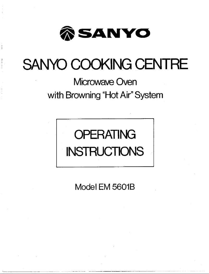 Page 1 de la notice Manuel utilisateur Sanyo EM-5601B