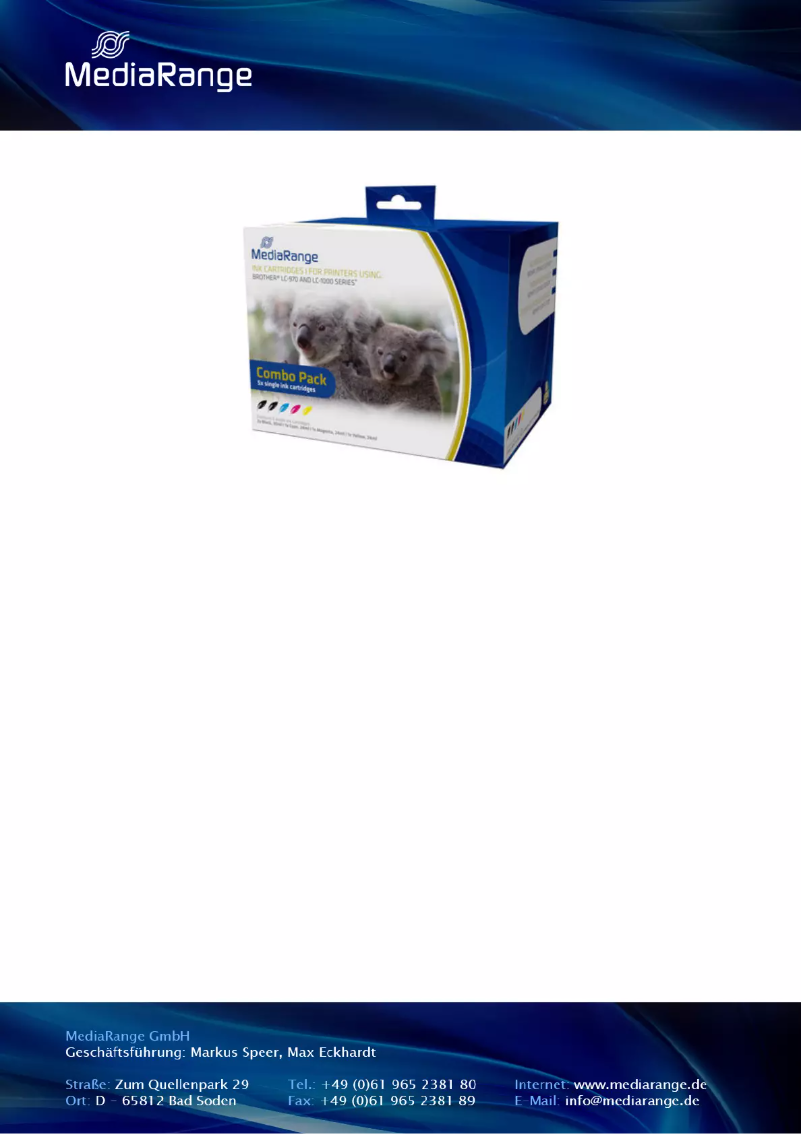 Page 1 de la notice Manuel utilisateur MediaRange MRB1000