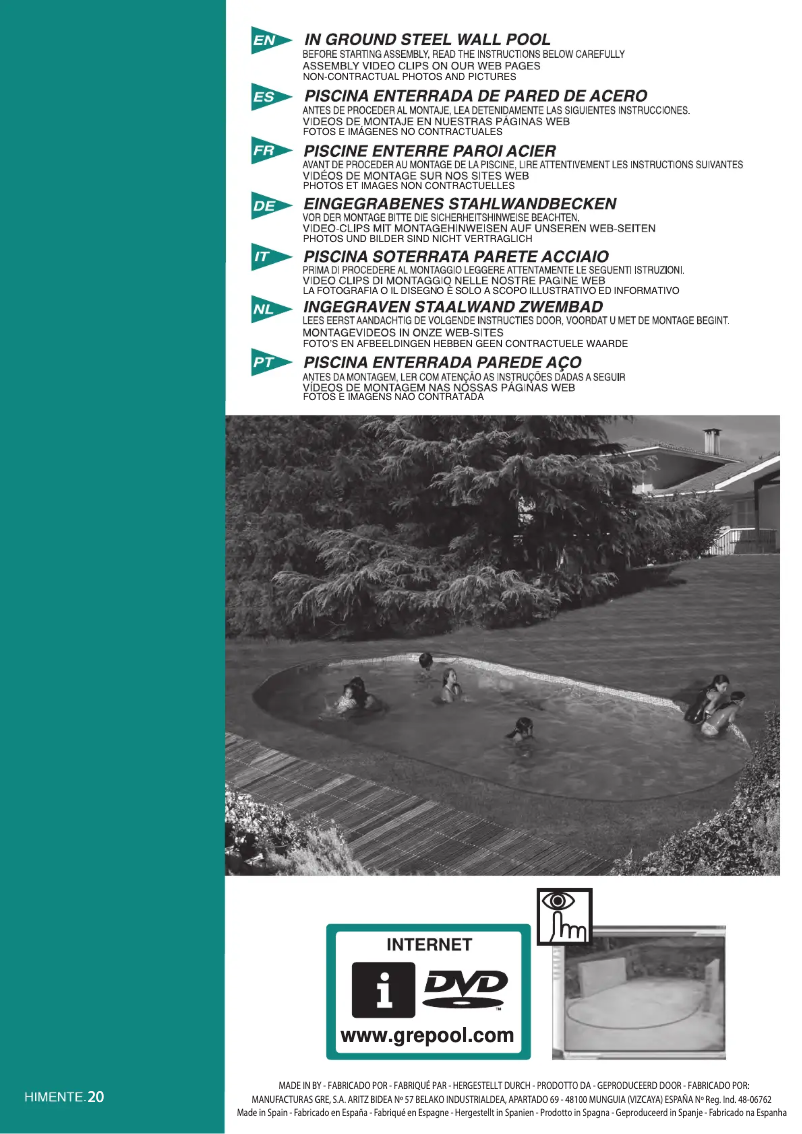 Image de la première page du manuel de l'appareil KPEOV7059M