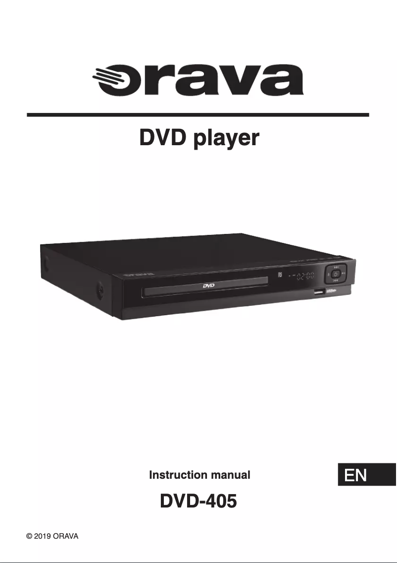 Page n°1 - Manuel utilisateur Orava DVD-405