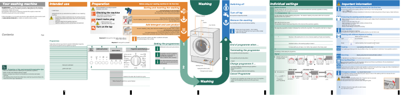 Page n°1 - Manuel d'utilisation et d'entretien Siemens WI14S440EU