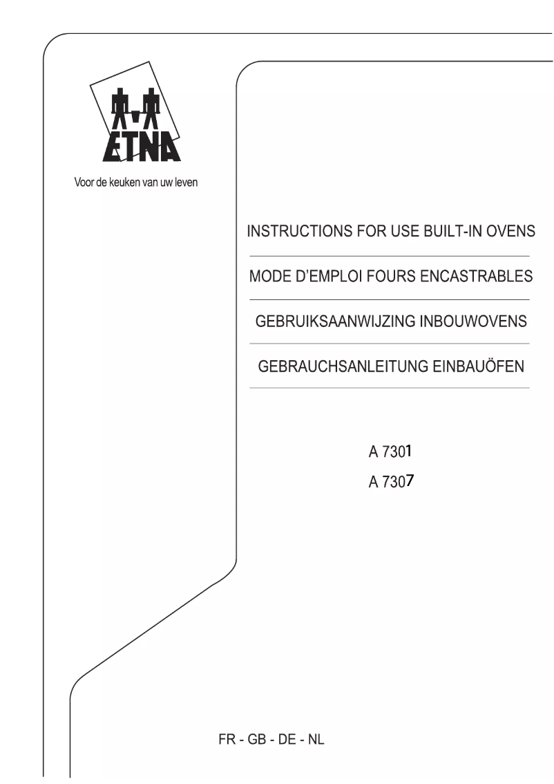 Page 1 de la notice Manuel utilisateur Etna A7301FT
