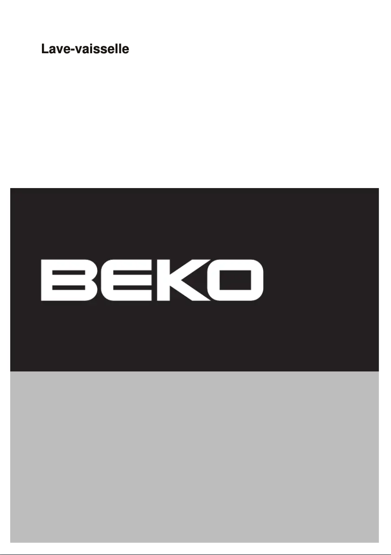 Page n°1 - Manuel utilisateur Beko DSN 6532 FX