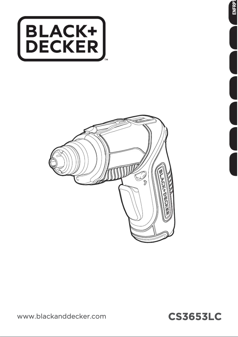 Page 1 de la notice Manuel utilisateur Black & Decker CS3653LC