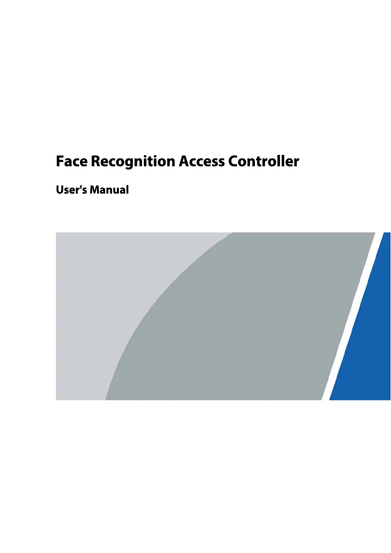 Page 1 de la notice Manuel utilisateur Dahua Technology ASI3213A-W
