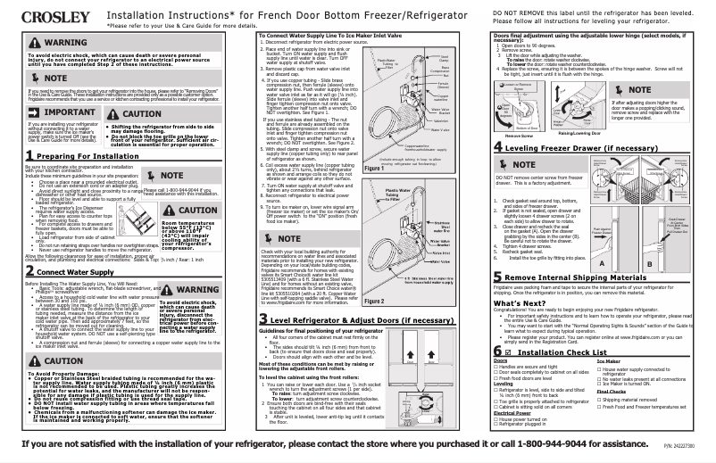 Image de la première page du manuel de l'appareil CFD28SDQS