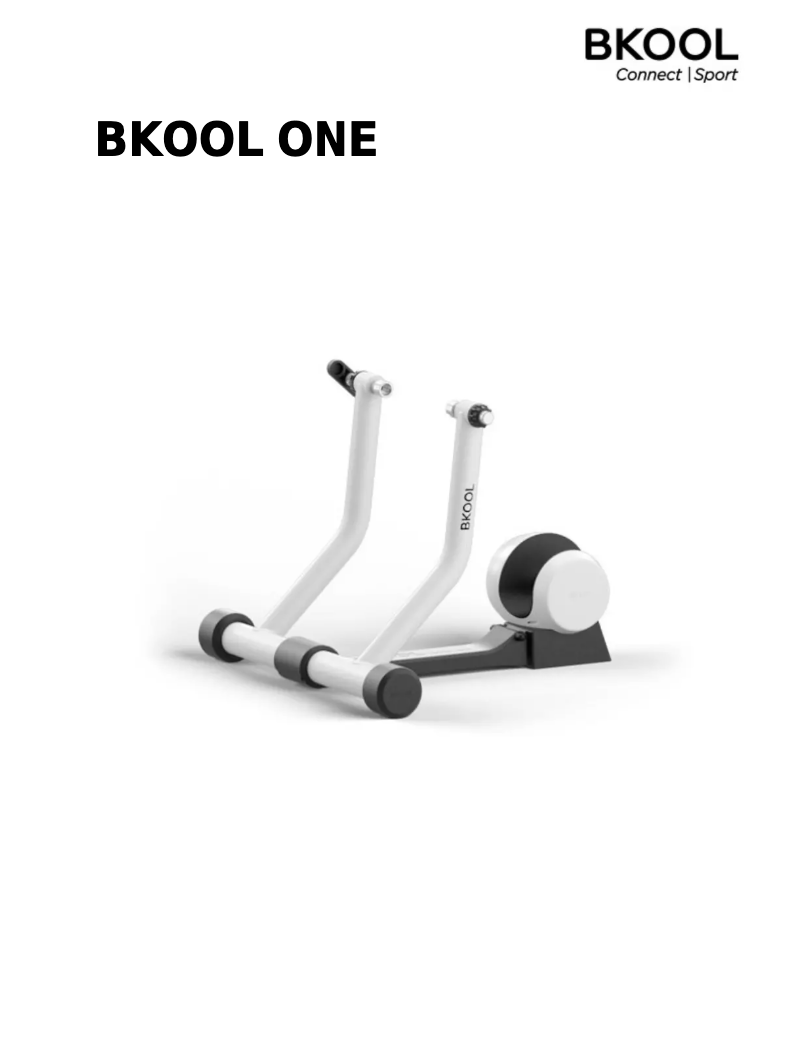 Page n°1 - Manuel utilisateur Bkool One