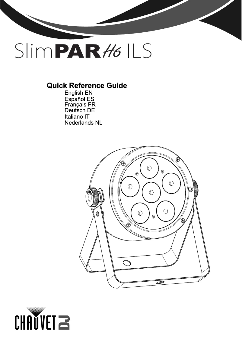 Imagen de la primera página del manual del dispositivo SlimPAR H6 ILS
