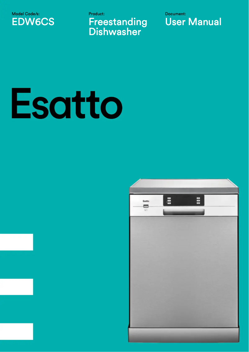 Page 1 de la notice Manuel utilisateur Esatto EDW6CS