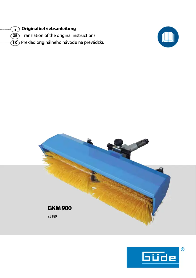 Page n°1 - Manuel utilisateur Güde GKM 900 2in1