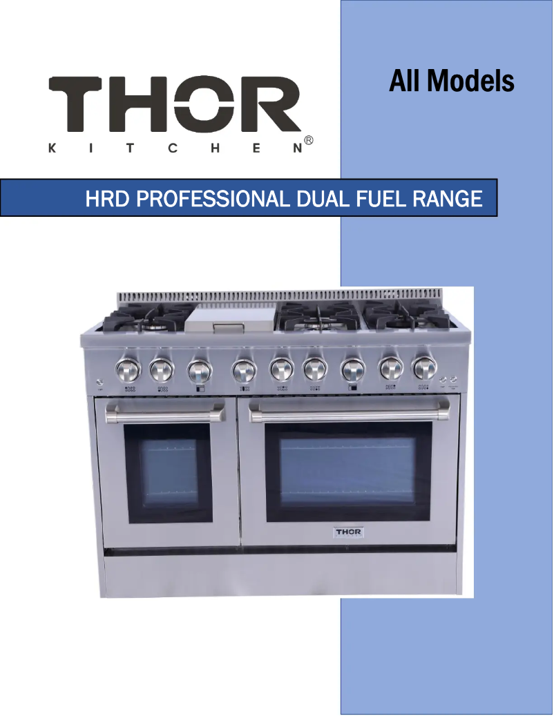 Page n°1 - Manuel utilisateur Thor TBC2401DI