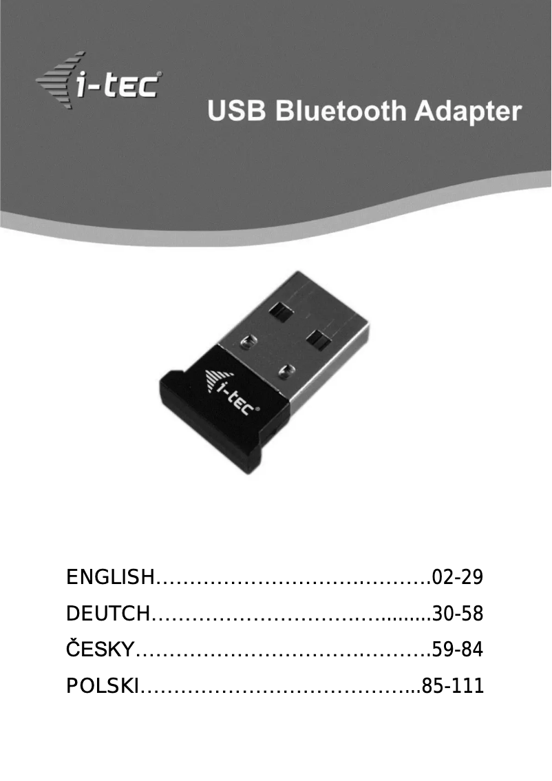 Página 1 del manual Manual de usuario i-TEC U2BTD