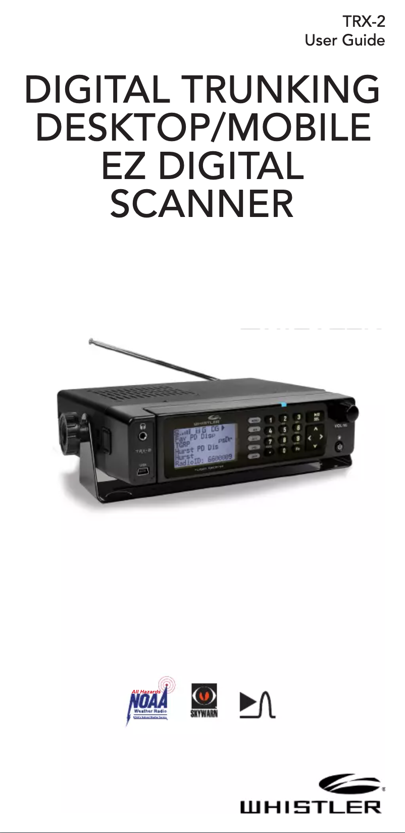 Image de la première page du manuel de l'appareil TRX-2