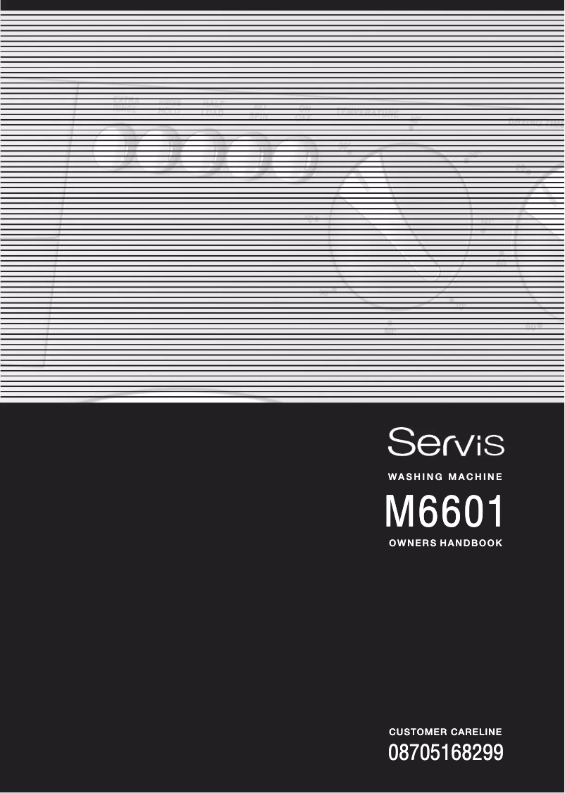 Page n°1 - Manuel utilisateur Servis M6601W
