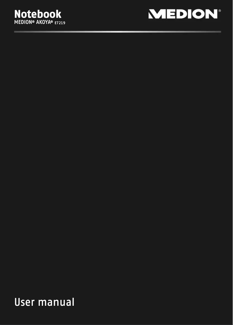 Page 1 de la notice Manuel utilisateur Medion AKOYA E7219 (MD 98021)