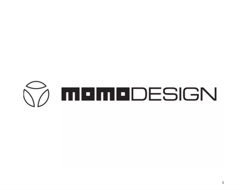 Page 1 de la notice Manuel utilisateur Momo Design MONACO85