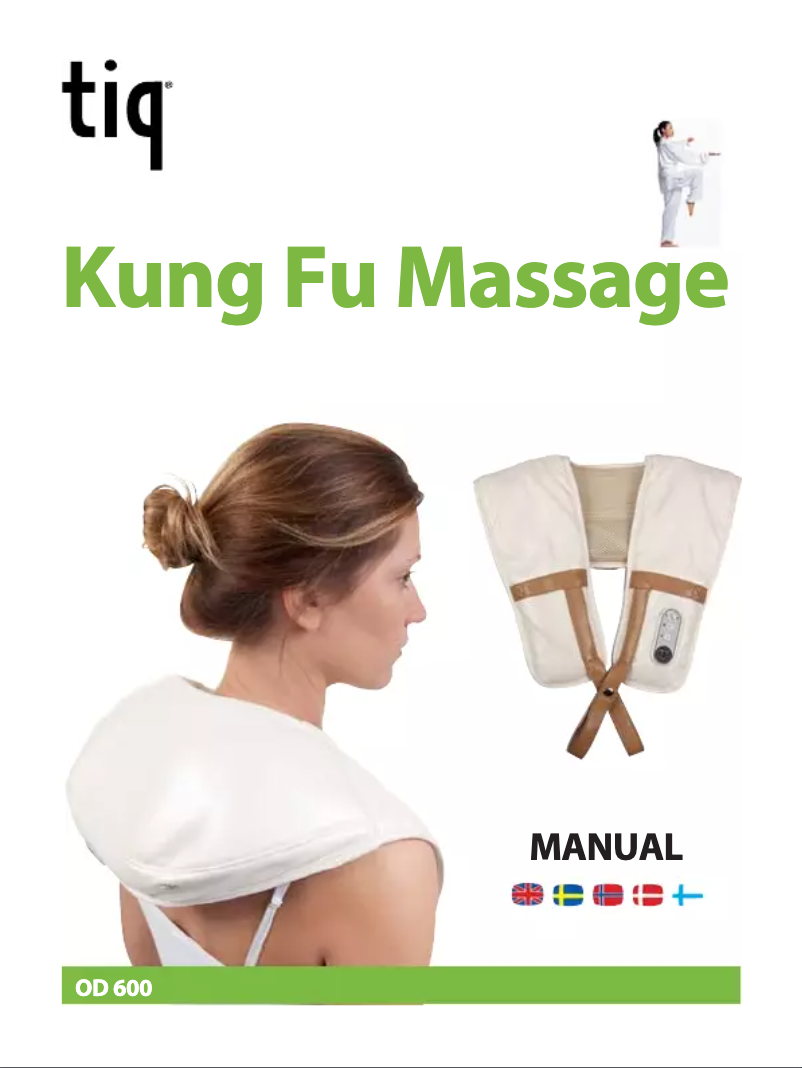 Page n°1 - Manuel utilisateur Tiq Kung Fu OD 600