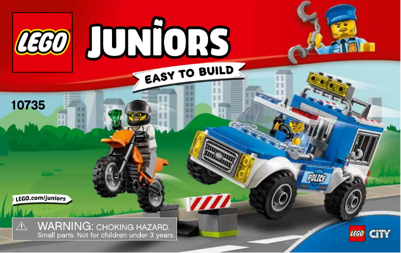 Page 1 de la notice Manuel utilisateur Lego City 10735