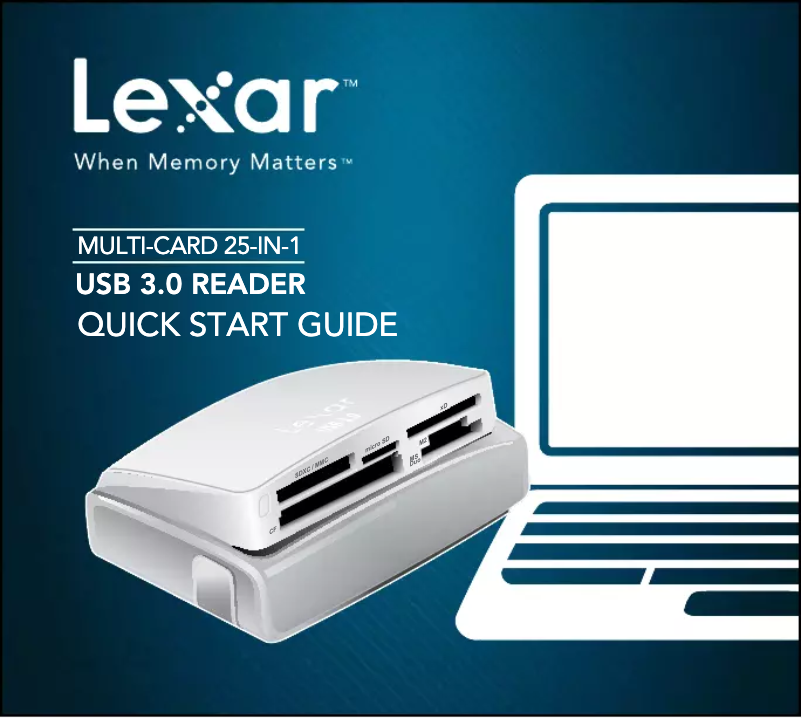 Page n°1 - Manuel utilisateur Lexar Multi-Card 25-IN-1