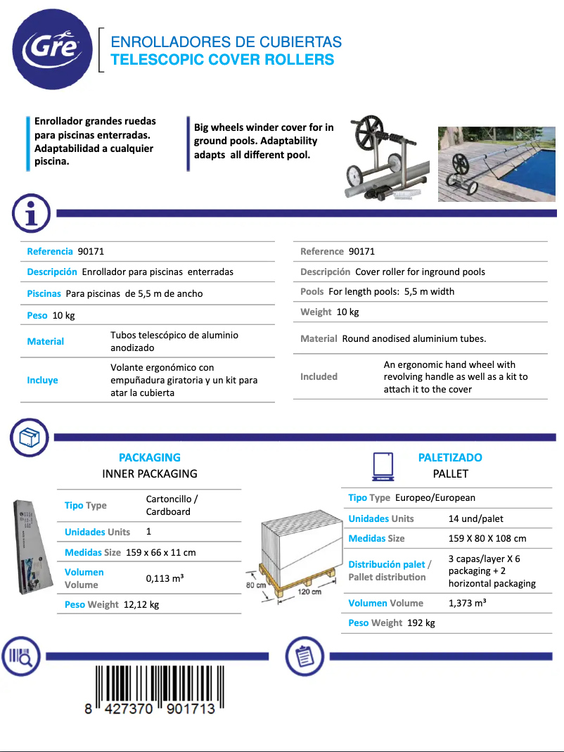 Image de la première page du manuel de l'appareil 90171