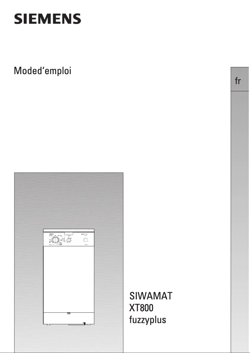 Page n°1 - Manuel utilisateur Siemens WXT800