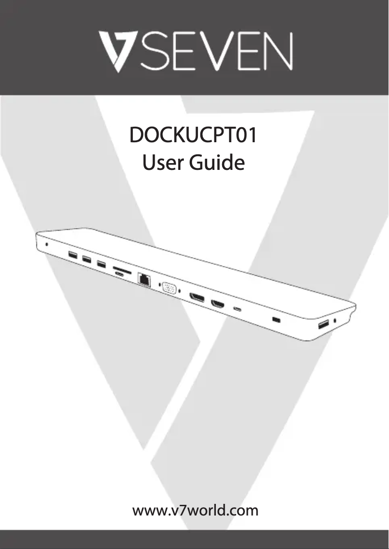Page 1 de la notice Manuel utilisateur V7 CA66449